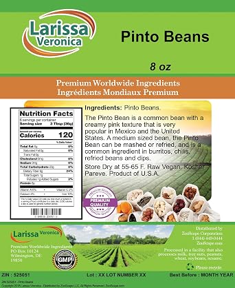 Pinto Beans (8 oz, ZIN: 525051) - 2 Pack