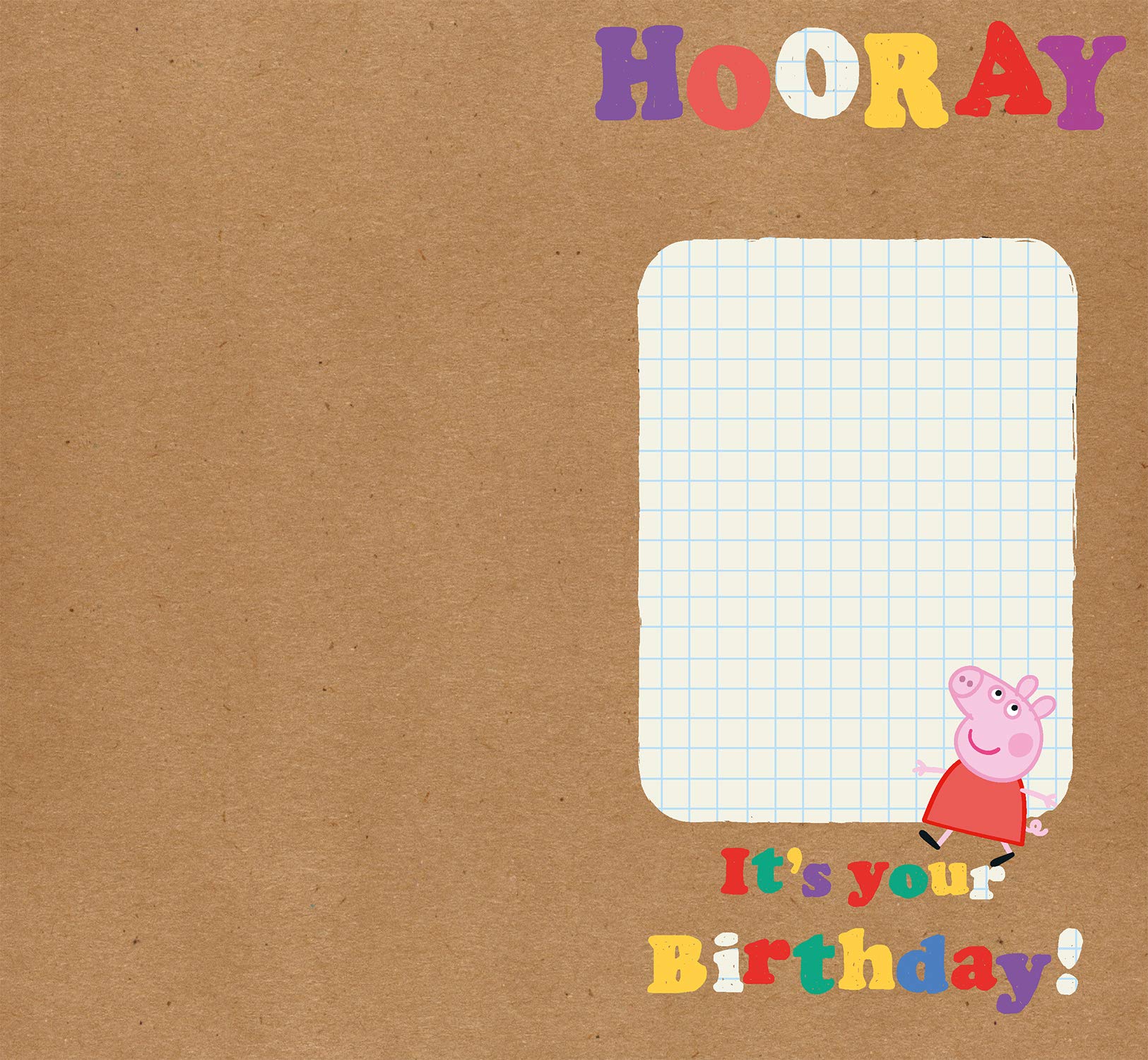 Colori Peppa Pig Danilo Promotions Ltd Biglietto Di Compleanno Ufficiale Peppa Pig Per 3 Anni Woohoo A 418998