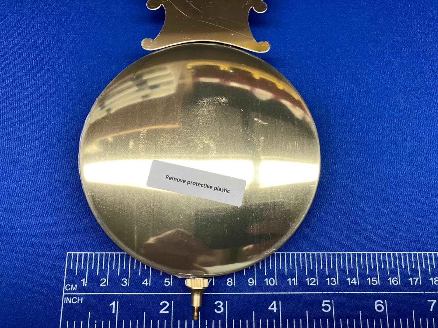 Hermle Lyre Pendulum for Clock Movement, 48 cm Movement, Brass Finish, Decorative Design