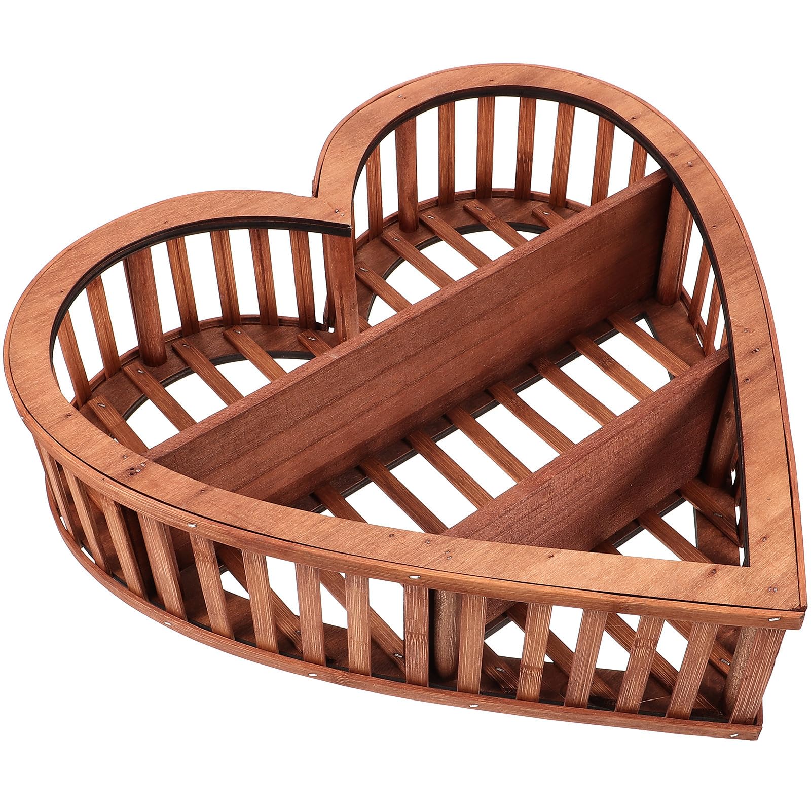 Étagère murale en bois forme de cœur FOMIYES support multicouche pour chambre et cuisine