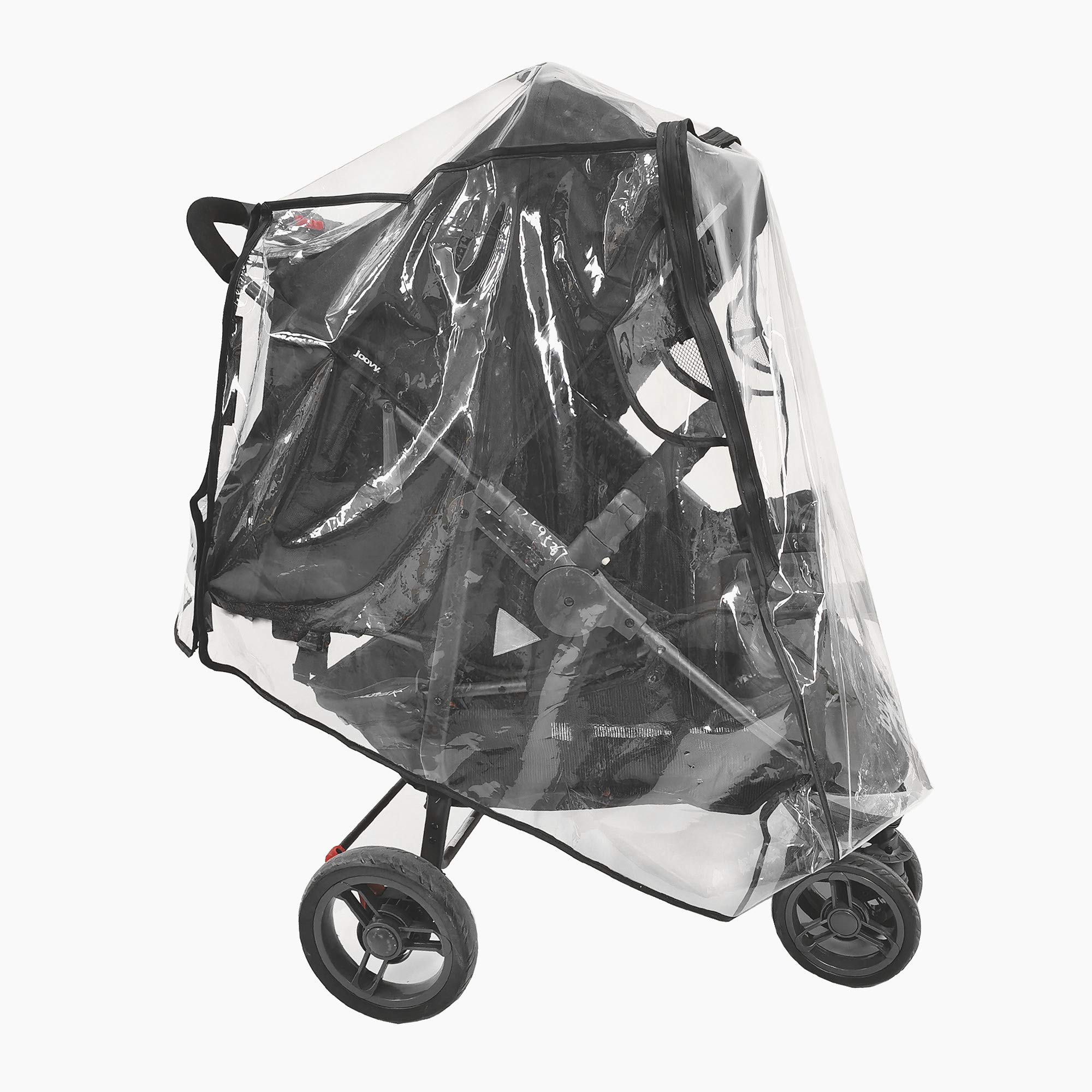 Ezkindheit Parapioggia universale per passeggino doppio / Carrozzina parapolvere antipioggia / accessori per carrozzine
