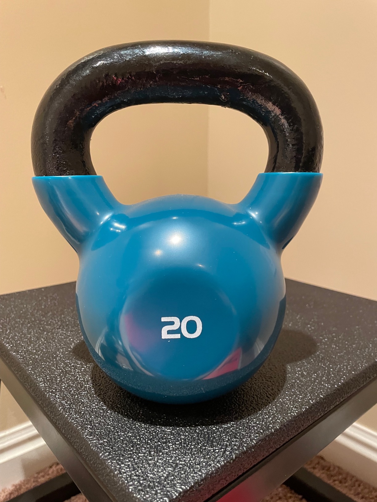 22/mo Finance SPRI Kettlebell Weights Deluxe Cast Iron Vinyl Coated Comfort Grip Wide Handle