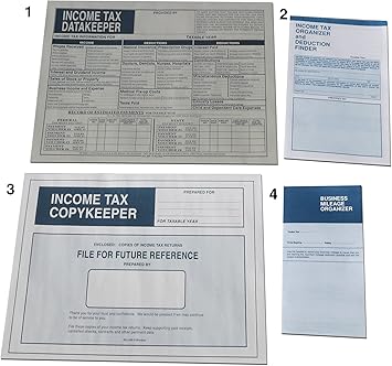 Amazon.com : Income Tax Organizer System for Tax Payers ...