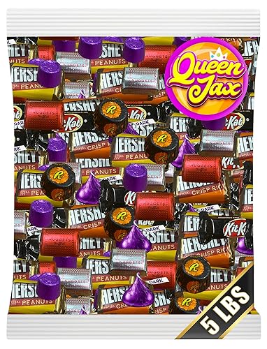 Variedad de dulces de chocolate negro  5 libras  Hershey Kisses Dark Chocolate negro  Chocolate negro a granel  Chocolate envuelto individualmente