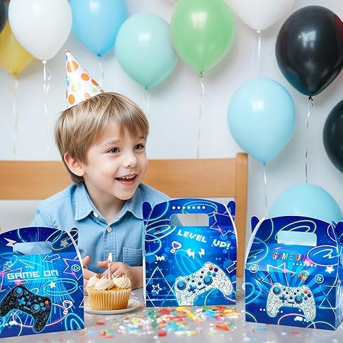 Miniatura 33 de WERNNSAI Paquete de 12 cajas de fiesta de dinosaurios, decoraciones de cumpleaños de dinosaurios, cajas de recuerdo de fiesta de dinosaurios