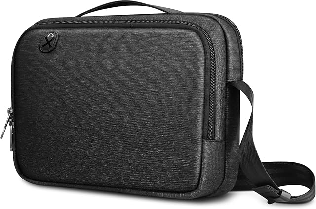 FINPAC Tablet Shoulder Bag for 11 Inch iPad Pro (4th/3rd/2nd/1st Gen) 2022-2018, 10.9 Inch iPad 2022, iPad Air 5/4, 10.2 Inch iPad, Padded Carrying Case for Surface Go, Samsung Galaxy Tab A8 10.5,