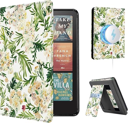 Miniatura 10 de CoBak Funda con soporte para Kindle Paperwhite 12.ª generación 2024 (7") y Kindle Colorsoft Signature Edition - Funda de piel sintética duradera con