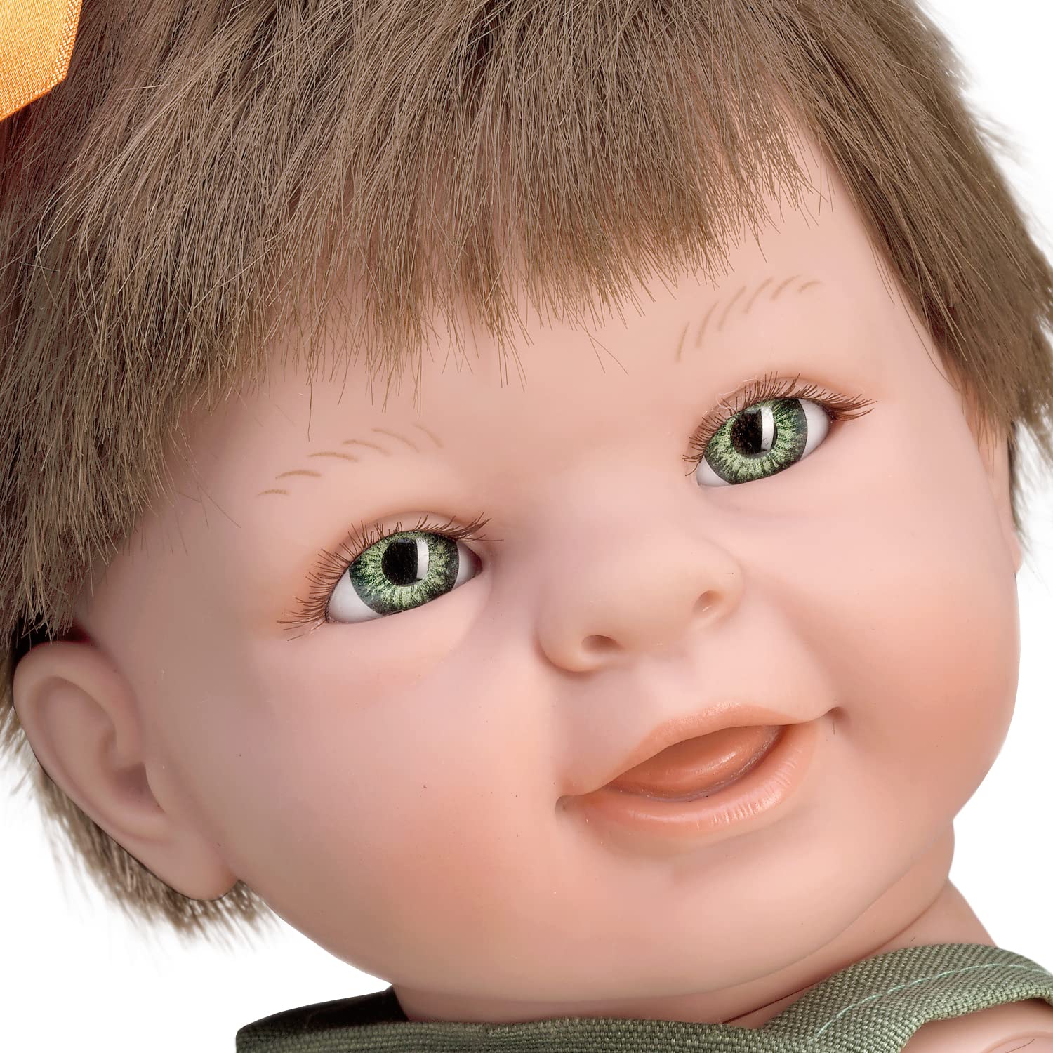 Krause & Sohn Hochwertige Puppe Spielpuppe 18-47 cm blond brünett rothaarig mit Vinylkörper Anziehpuppe für Kinder Spielzeug (Lilly - 47 cm)