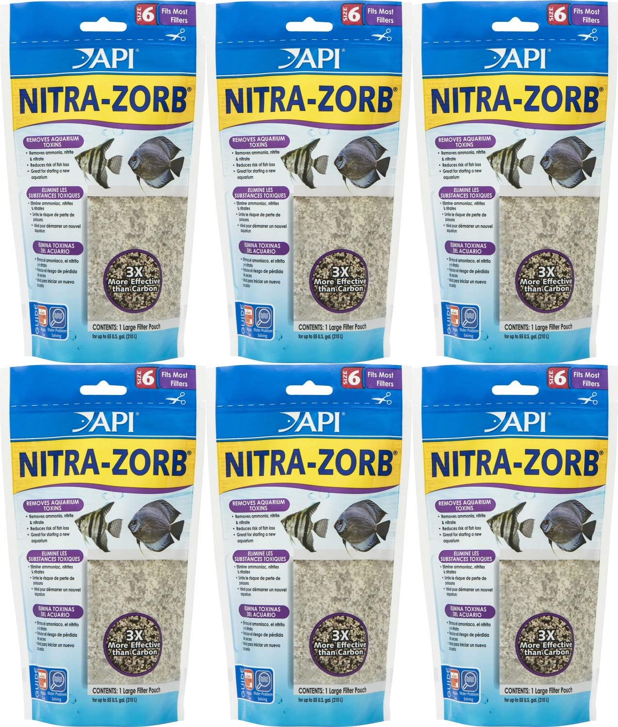 API Nitra-Zorb Pouch, Size 6 6ct (6 x 1ct)