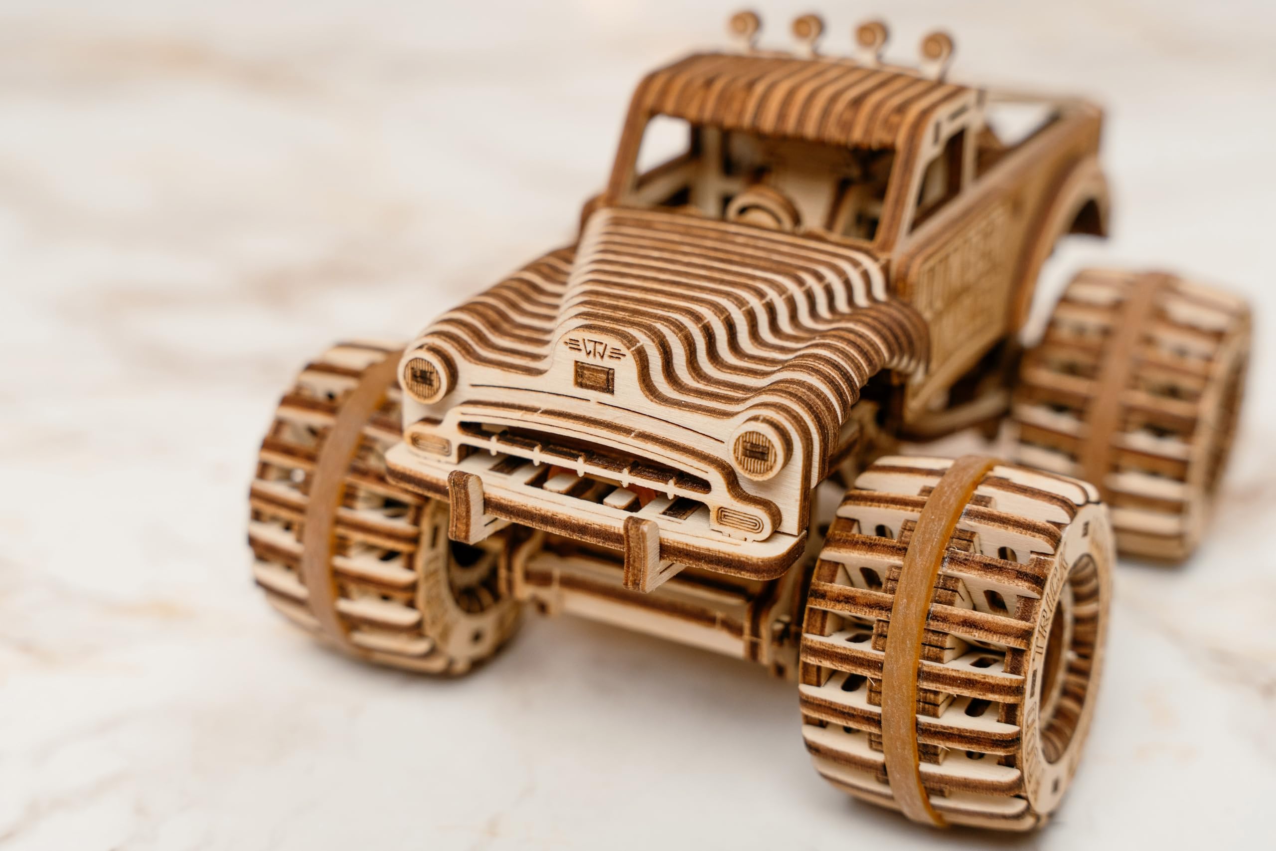 Wood Trick Lumber Rumbler Pickup Truck Car 3D Wooden Puzzles for