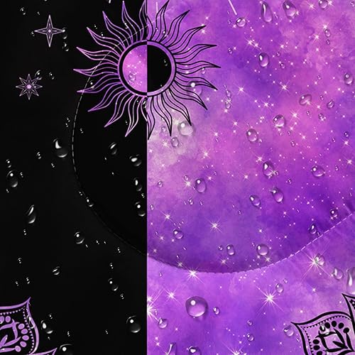 Miniatura 6 de Datura home Saco de dormir para niños y niñas, estampado de cohete y astronauta, ligero, cálido, portátil, para exteriores, interior, impermeable,