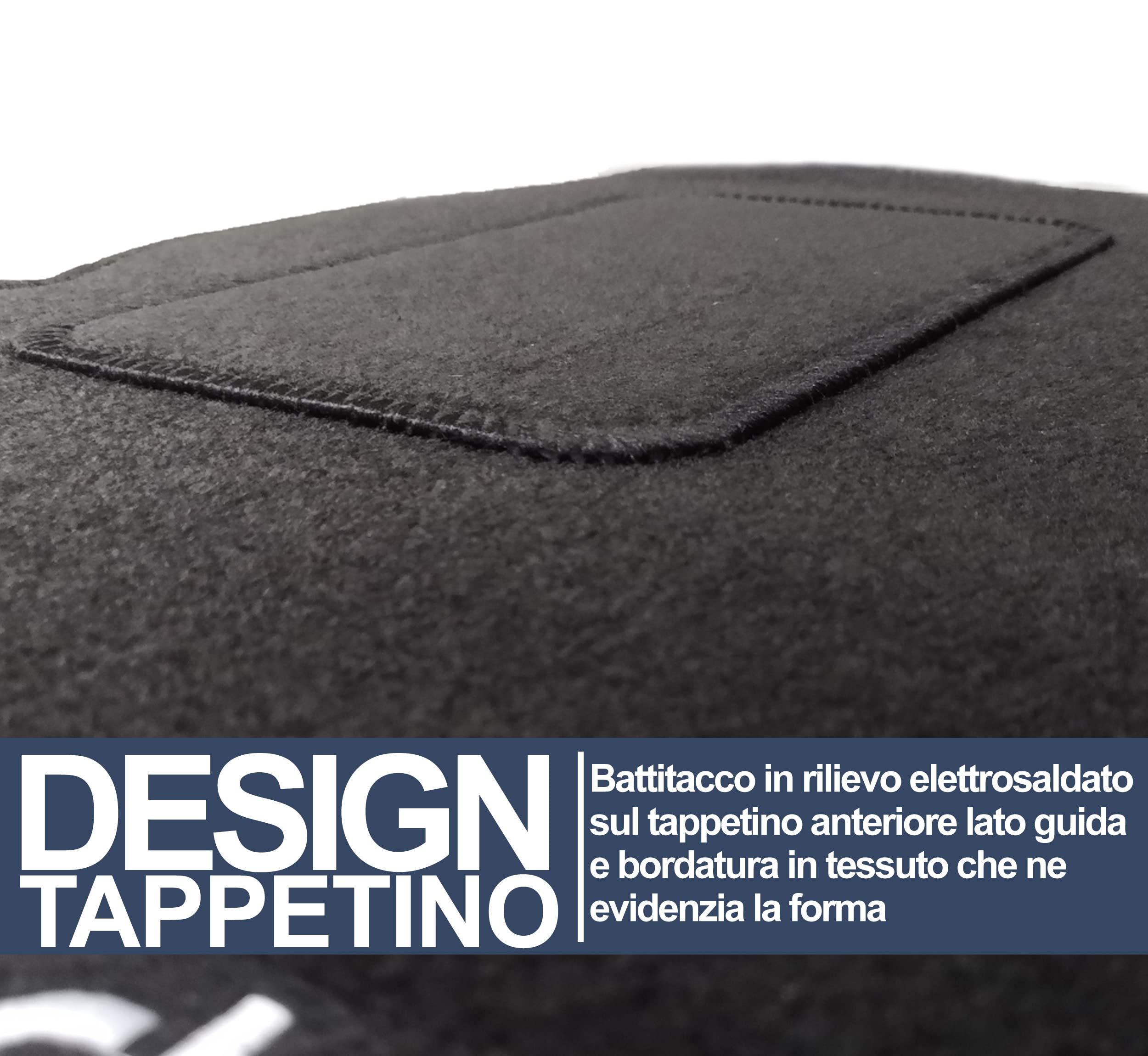 Tappetini Auto MTC Automotive Per Smart W450 ForTwo (1998-2007) - Su Misura, Gomma Rinforzata, Antiscivolo