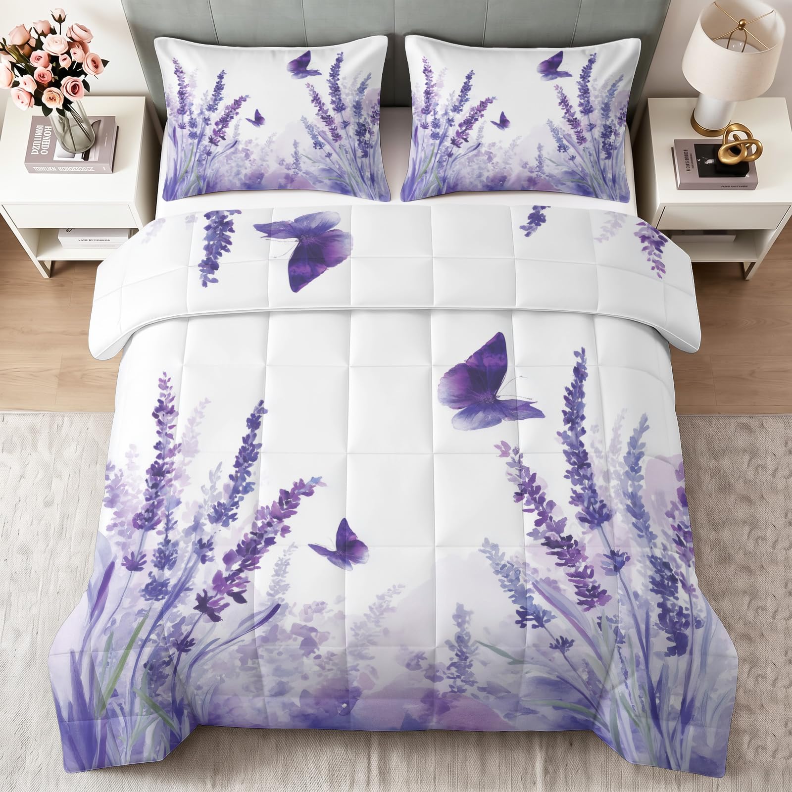Ganzjahresdecke 4 Jahreszeiten Wendbare Bettdecke Ohne Bezug 200 x 200 cm