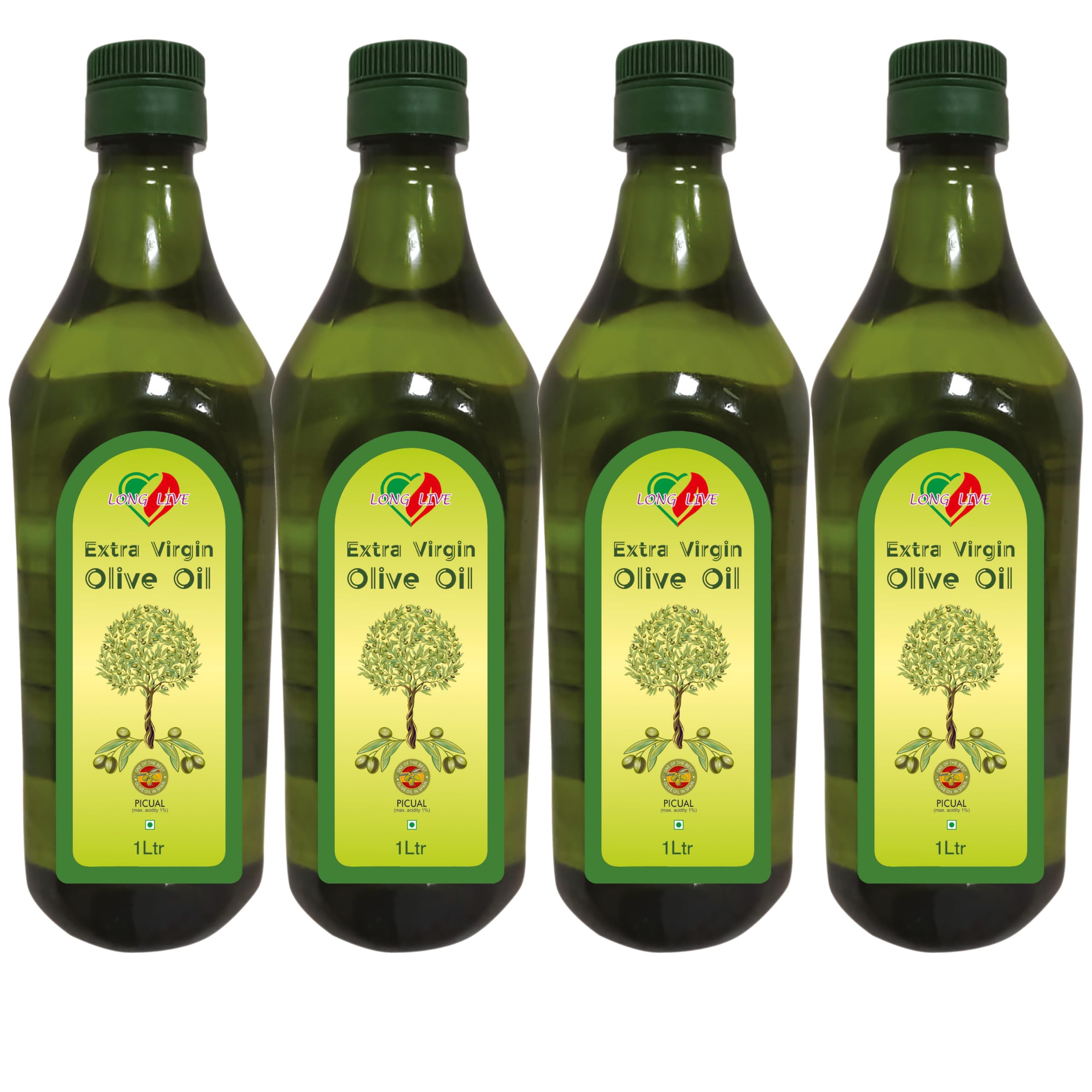 Long Live Extra Virgin Olive Oil, First Cold Pressed,(Imported from Italy) -1 Ltr Pack Of 4 (B0CX8SPTN3) Amazon Price History, Amazon Price Tracker