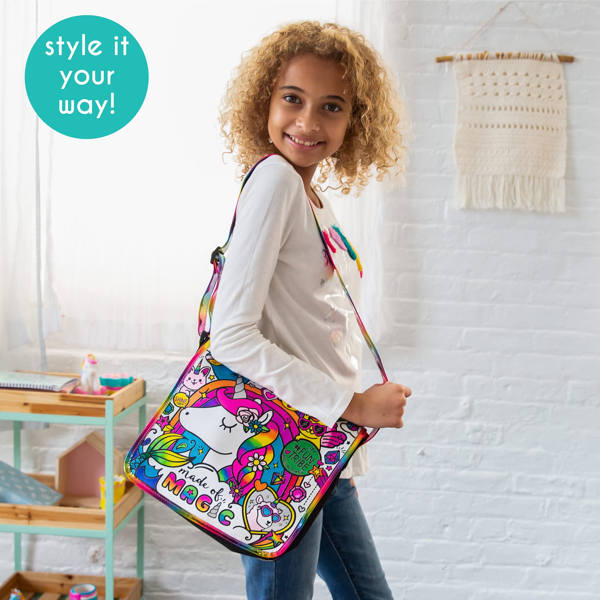 Buy Just My Style Color Your Own Unicorn Messenger Bag DIY Unicorn