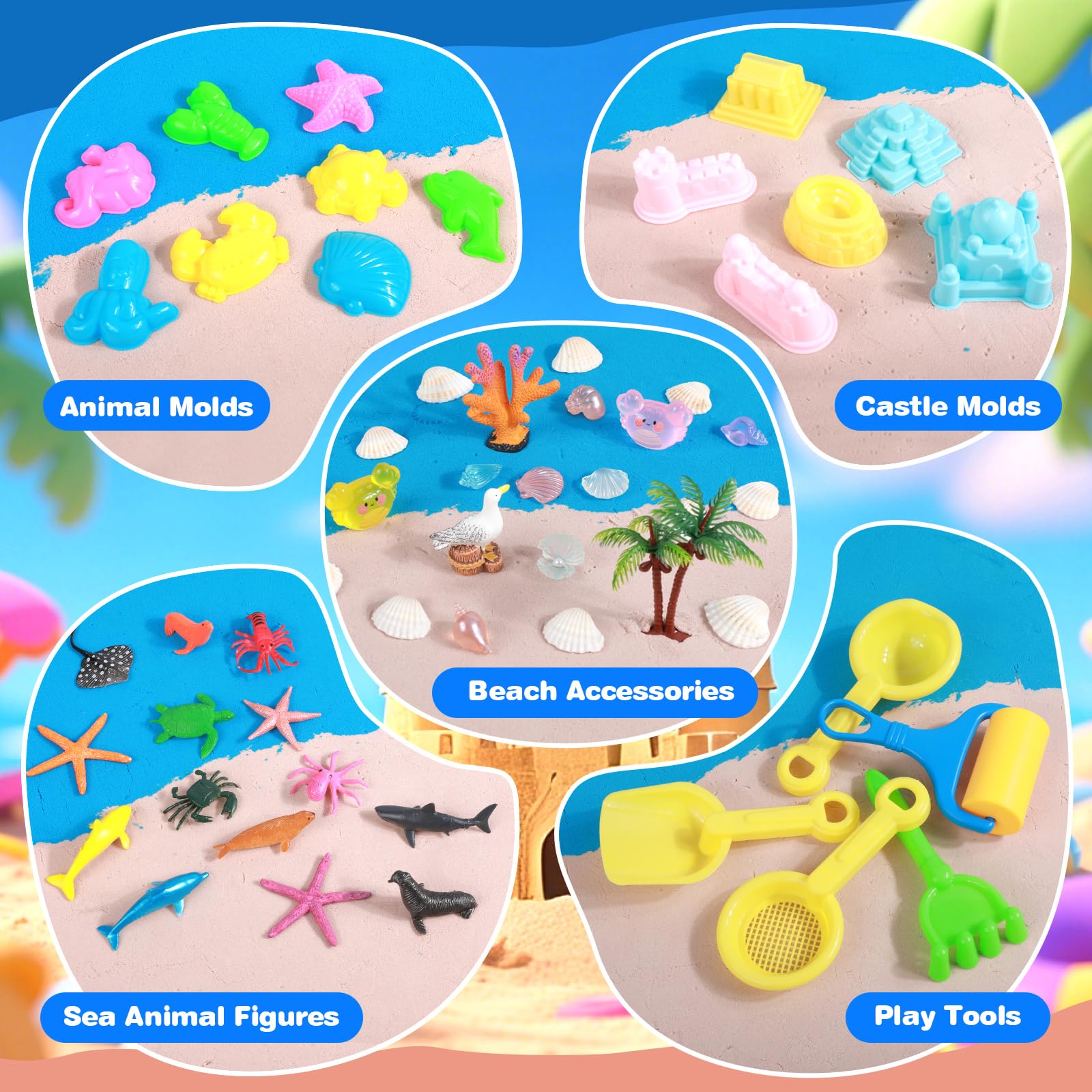 twoonto Jeu d'art de sable