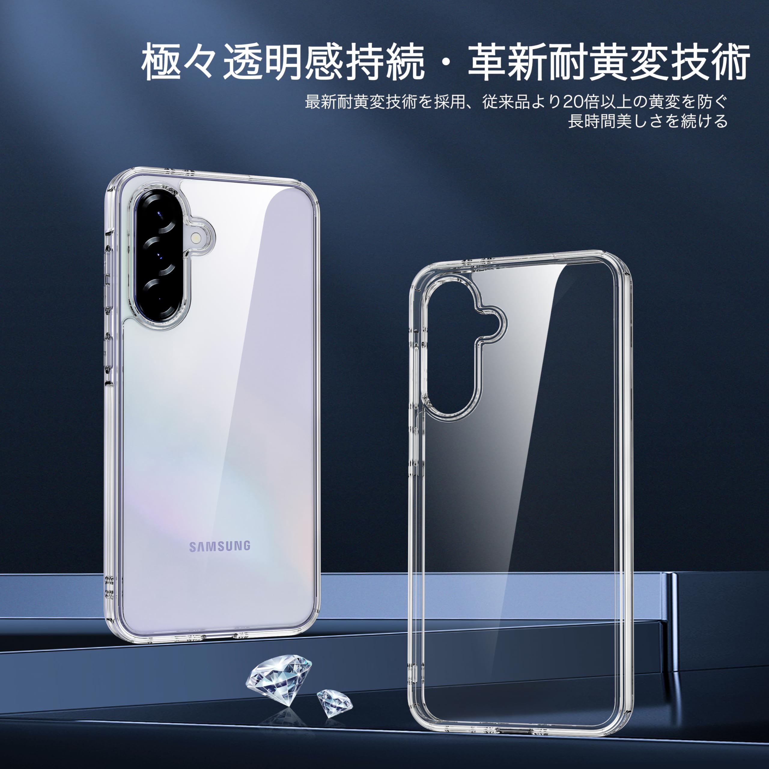Amazon.co.jp: Galaxy A36 5G ケース + ガラスフィルム 付き（2枚
