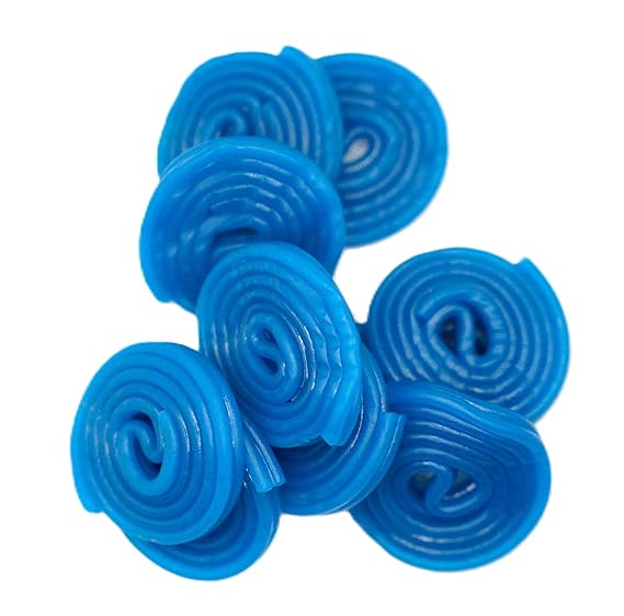 Blue Raspberry Licorice Wheels 1 lb of Bulk Fresh Sweet