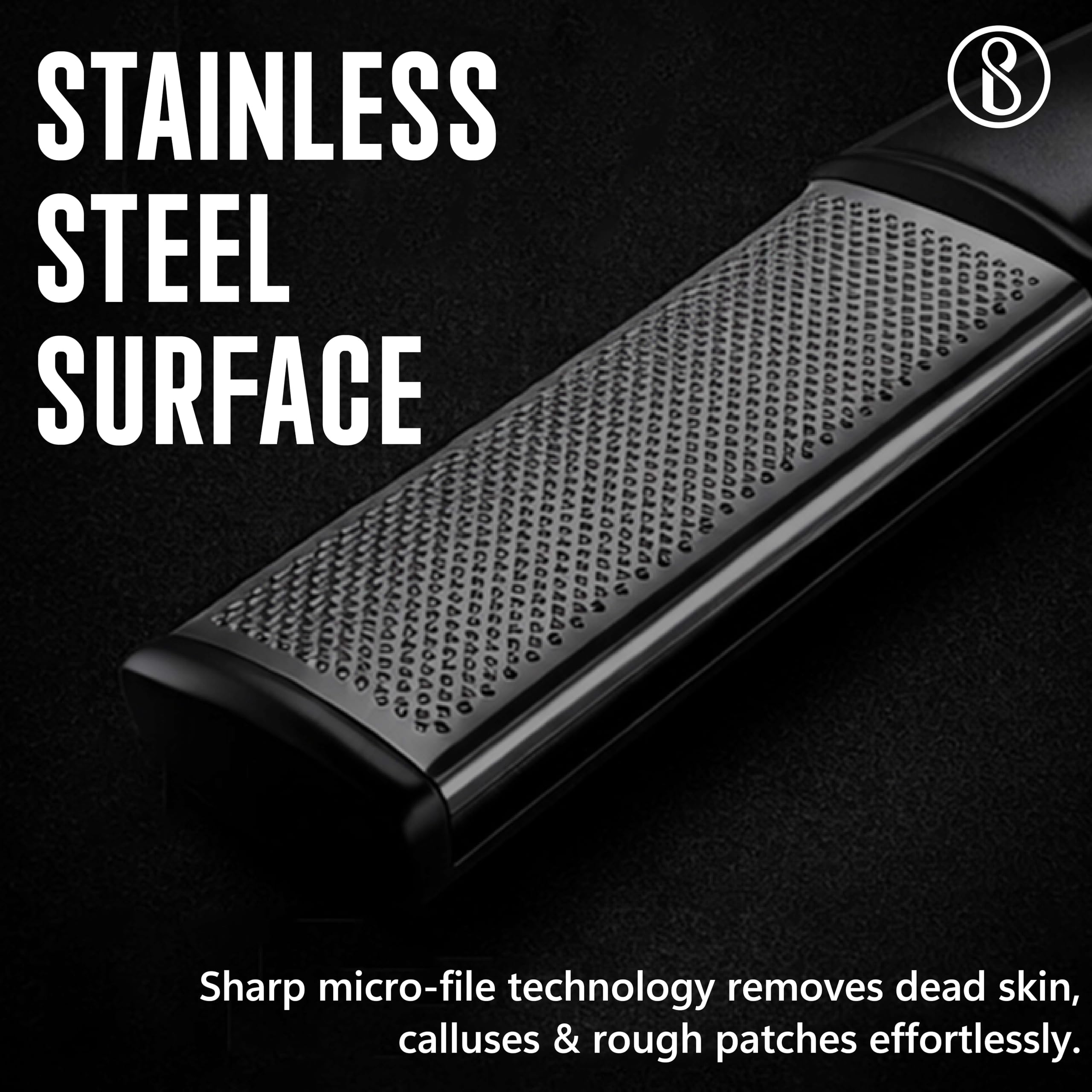Beauté Secrets, Foot Scrubber, Callus Remover, Effective for Thick Callus and Cracked Feet Pedicure Rasp, Remove Hard Skin, Grater Foot Filer 2