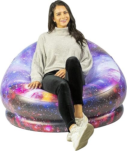 Sillas inflables iluminadas con LED Air Candy (Silla de juegos iluminada con LED Galaxy)