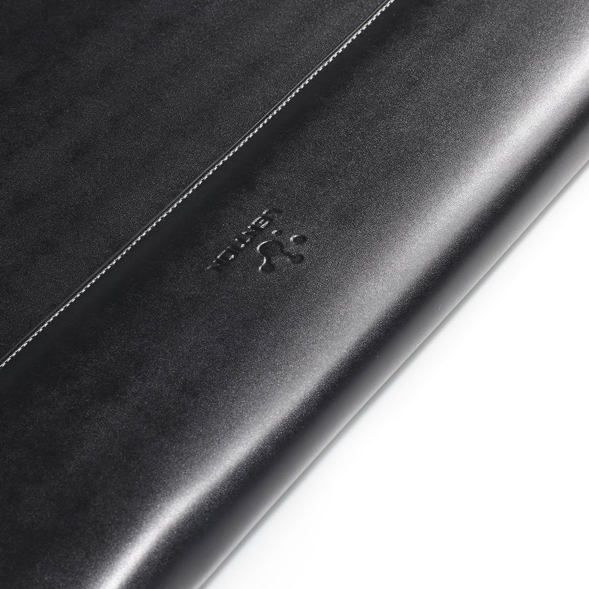 LENTION Split Leather Sleeve Case for MacBook Air 13 (2009-2017), MacBook Pro (Retina, 13-inch, Late 2012 to Early 2015), More 13-inch Laptop & Notebook, Magnetic Snaps & Soft Touch (Black with Gray)