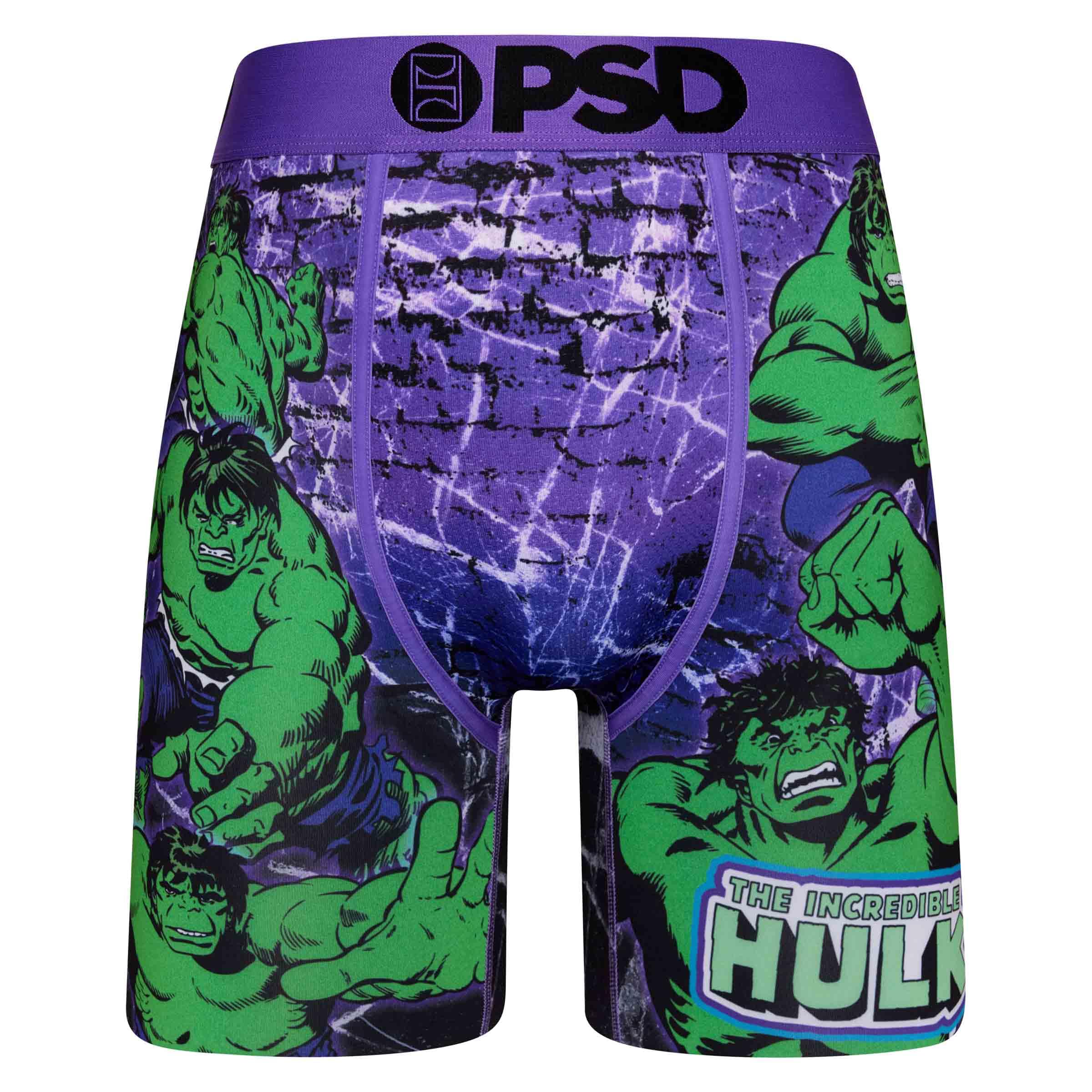 PSD Mens Boxer Briefs - Marvel Avengers Xmen Standard Length Underwear Pack Singles Breathable Boxer Briefs for Men