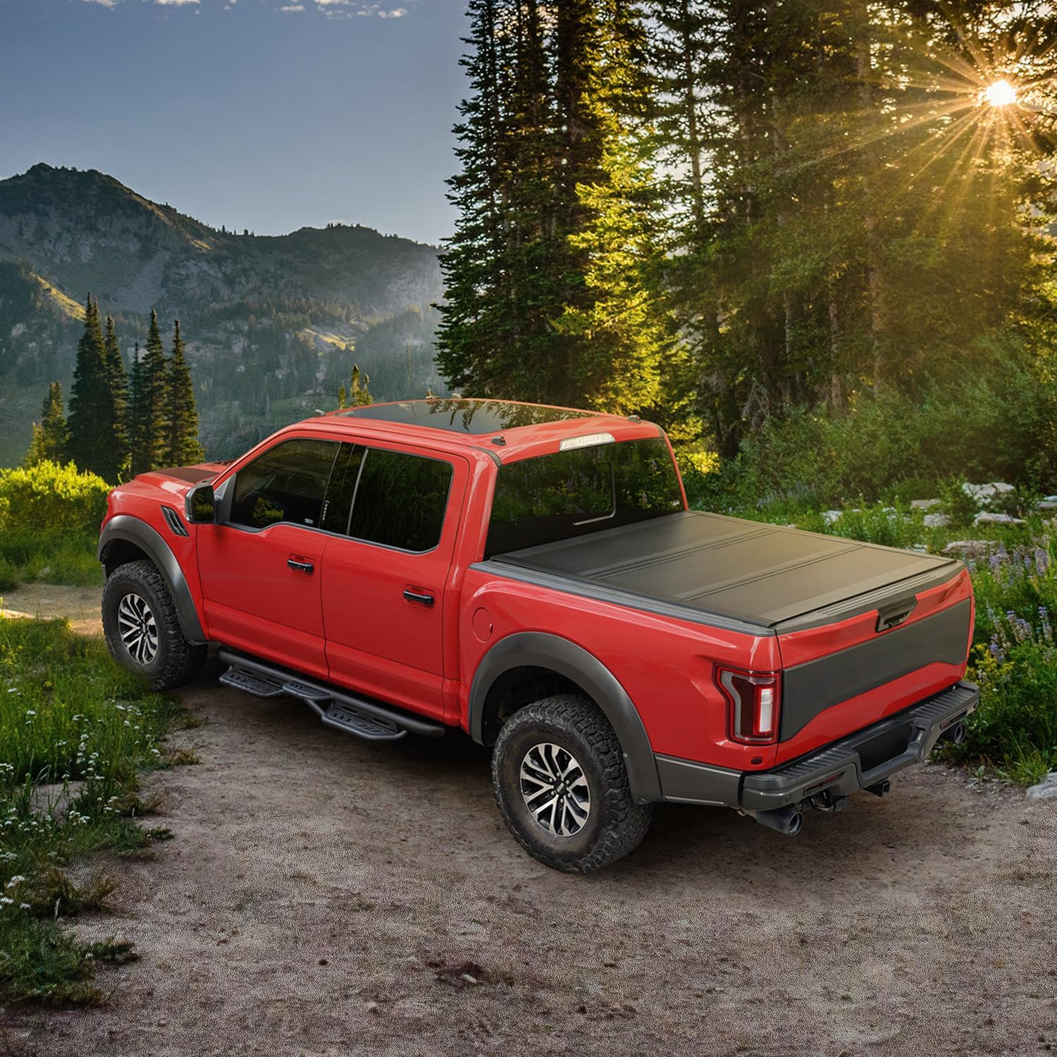 FASTFIT HTL Low-Profile Hard Tri-Fold Tonneau Cover for 2015-2026 Ford F150, 6.5' (79in) Truck Bed