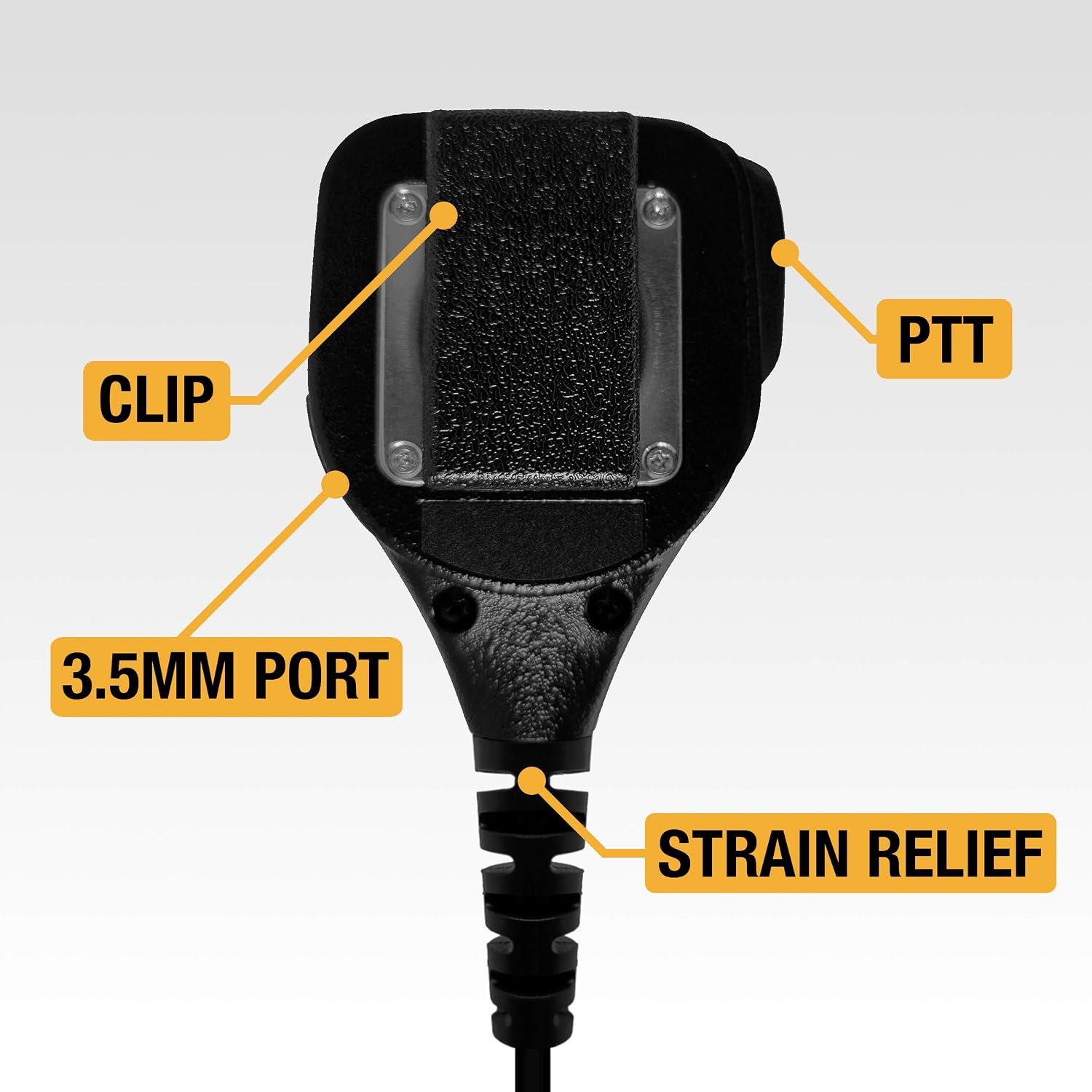 SHEEPDOG MICROPHONES SD20-MT9 Police Remote Shoulder Speaker Microphone, Compatible with Motorola APX 4000 APX 6000 APX 6000XE APX 7000 APX 8000 XPR 7550 and XPR 7550e Two Way Radios