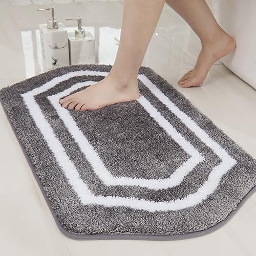 COSY HOMEER Juego de toallas de baño extragruesas, antideslizantes, felpa suave, 100% poliéster fuerte, absorbente de agua para sala de estar, baño,