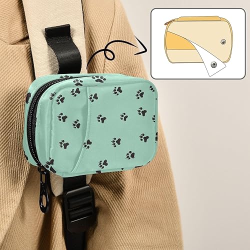 Vista 13 de Organizador diario de camuflaje para medicina vitamínica, organizador de píldoras de viaje, contenedor de medicina diaria, bolsa de pastillero