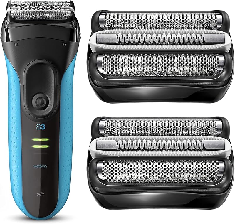 Cabeça de reposição 32B Series 3 para barbeador elétrico Braun, Pacote com 2