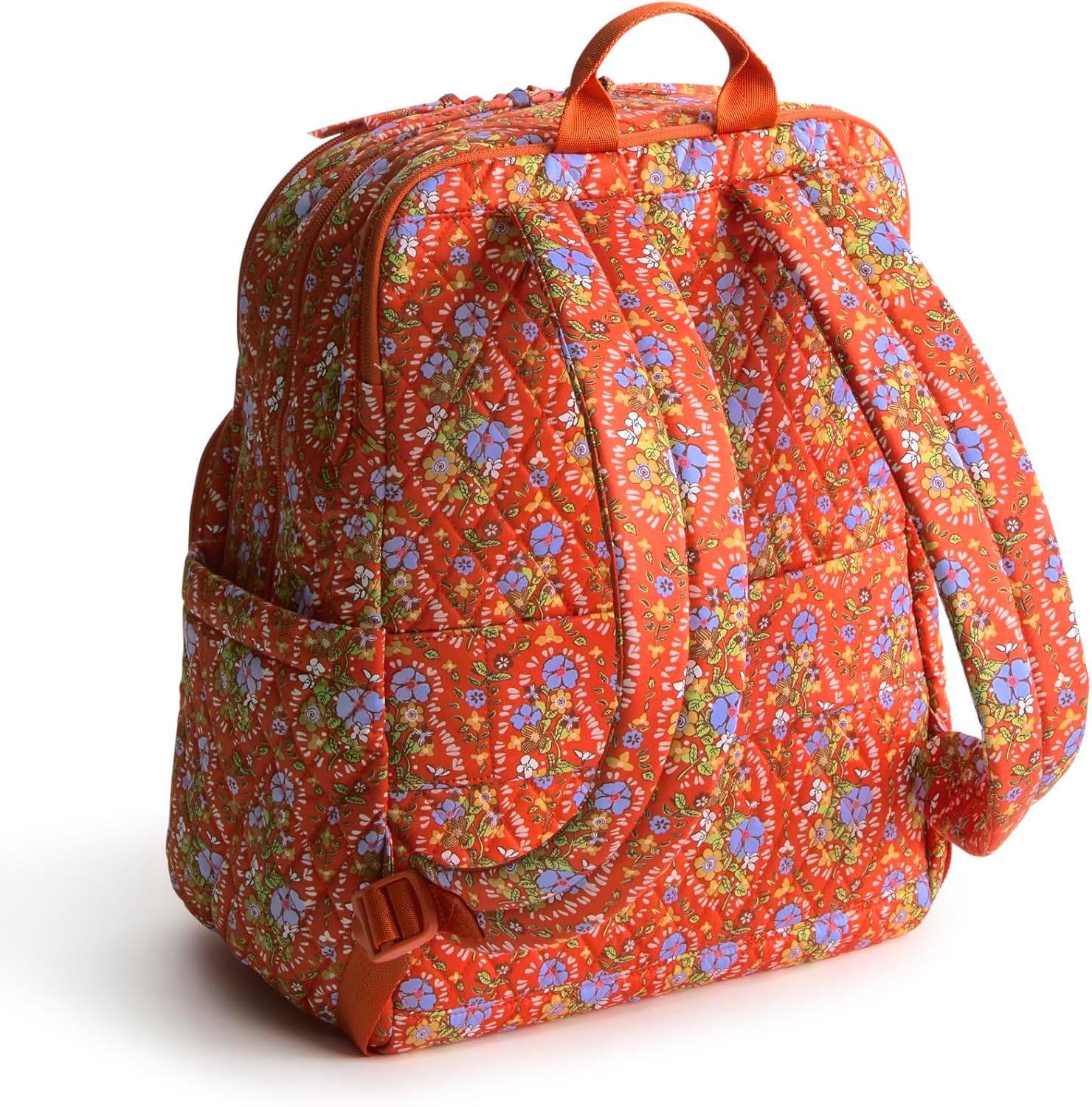 Vera Bradley Women's Large Bancroft Backpack - Premium Cotton, Garden Paisley, One Size - Image 3