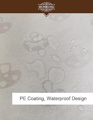 Miniatura 108 de HUNRUNG Cesta rectangular de almacenamiento de lona, bonita cesta organizadora de lona para mascotas, juguetes de niños, libros, ropa, perfecta