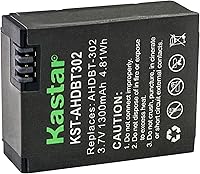 Vista 3 de Kastar Batería GOPRO3 (paquete de 4) para GoPro HD HERO3, HERO3+, AHDBT-302 funciona con GoPro AHDBT-201, AHDBT-301, AHDBT-302