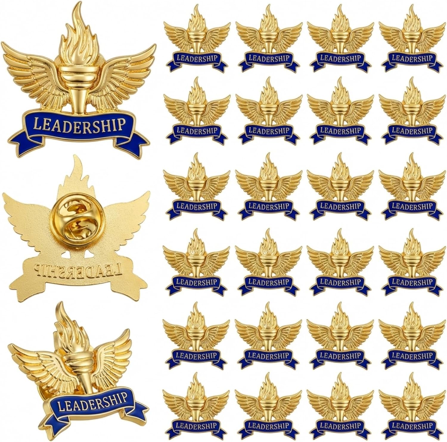 Knitgrip 24 Pcs Award Lapel Pins Bulk Academic Recognition Lapel Pins Academic Honors Enamel Graduation Gift for Student