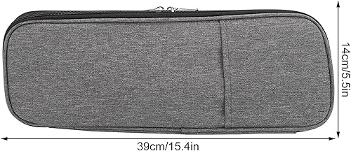 Miniatura 2 de Zixyqol Organizador de agujas de tejer, estuche largo para agujas de tejer, bolsa de almacenamiento tejida 600D Oxford Crochet Suit Bolsa de