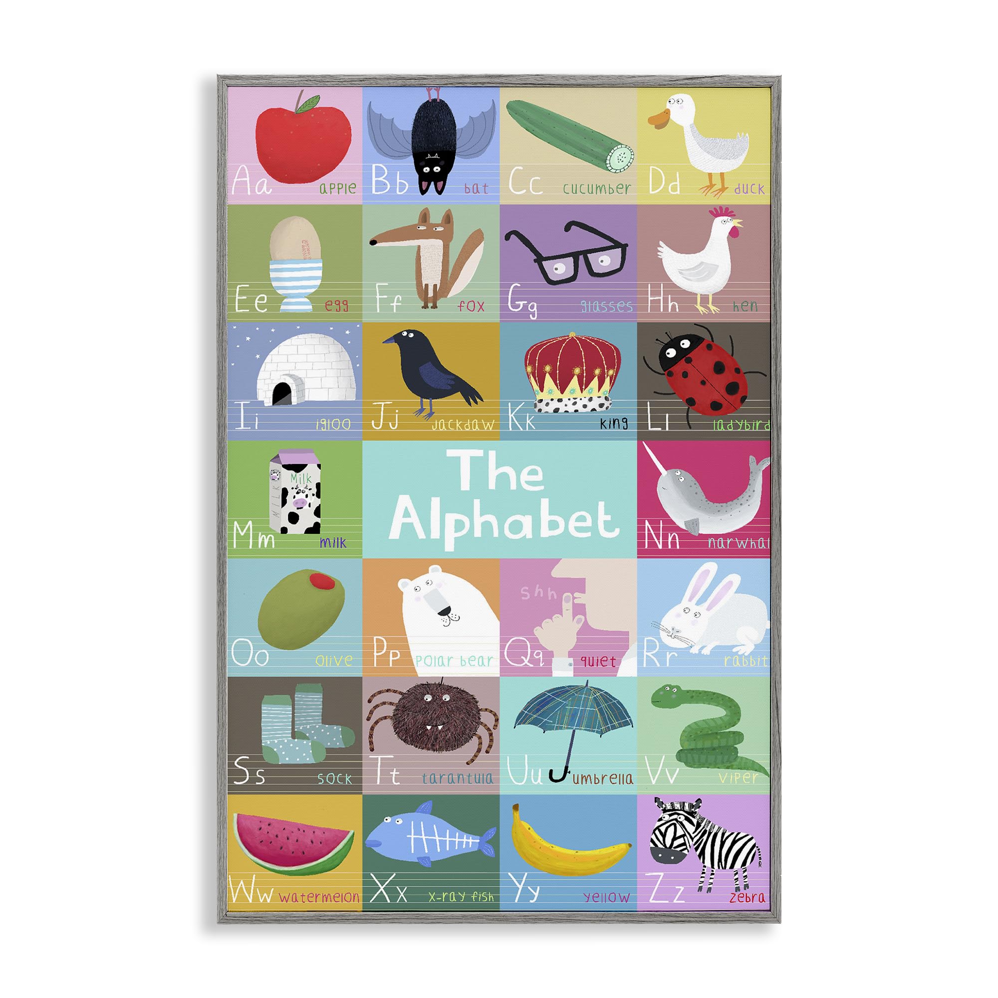'First Words Alphabet'| Framed Giclee Art