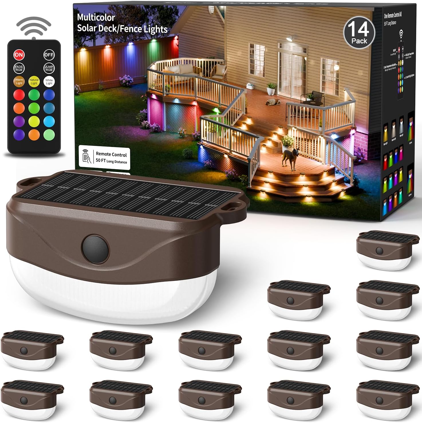 Solar Fence Lights Review: RGB Color Changing Outdoor Step Lights for Backyard Paths & Decks