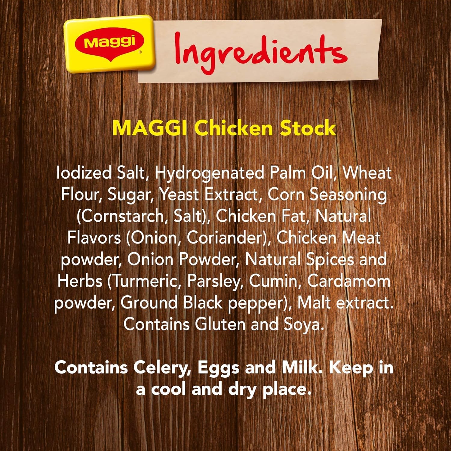 Nestlé Maggi Chicken Stock Cubes, Each 20g X 24 Count Box, 100% Natural Ingredients, No Preservatives, Rich Authentic Flavour for Soups and Stews (From UAE) DECADENT FOODS 4