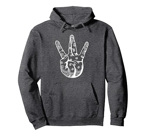 Westside Bandana Hand Shield Gangsta Rap Pullover Hoodie