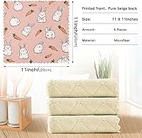 Vista 78 de Juego de 6 paños de cocina reutilizables súper absorbentes para lavar platos, autos y hogar, lavables a máquina