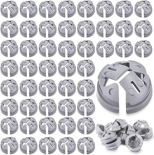 Sintuff 120 unidades de 38 pulgadas - 12 pulgadas. Conector a granel de botón no metálico a presión, conector de cable NM, accesorios de conducto