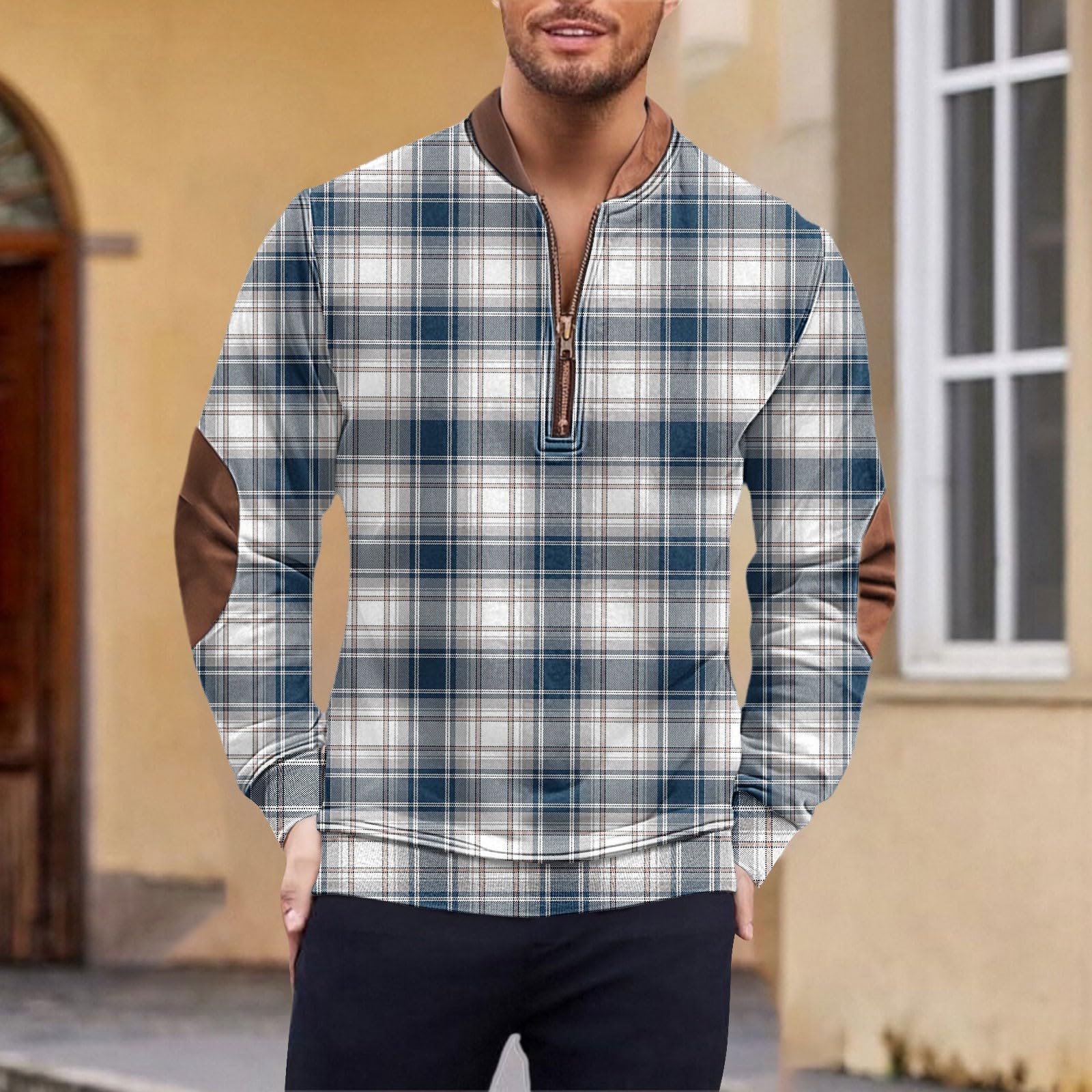 Sudaderas De Hombre Sudadera con Cremallera Un para Hombre, Informal, Manga Larga, Cuello Alto, Poliéster, Tallas S-5Xl Invierno Chaqueta Mujer Ropa Marca Protección Solar Deportiva Kit