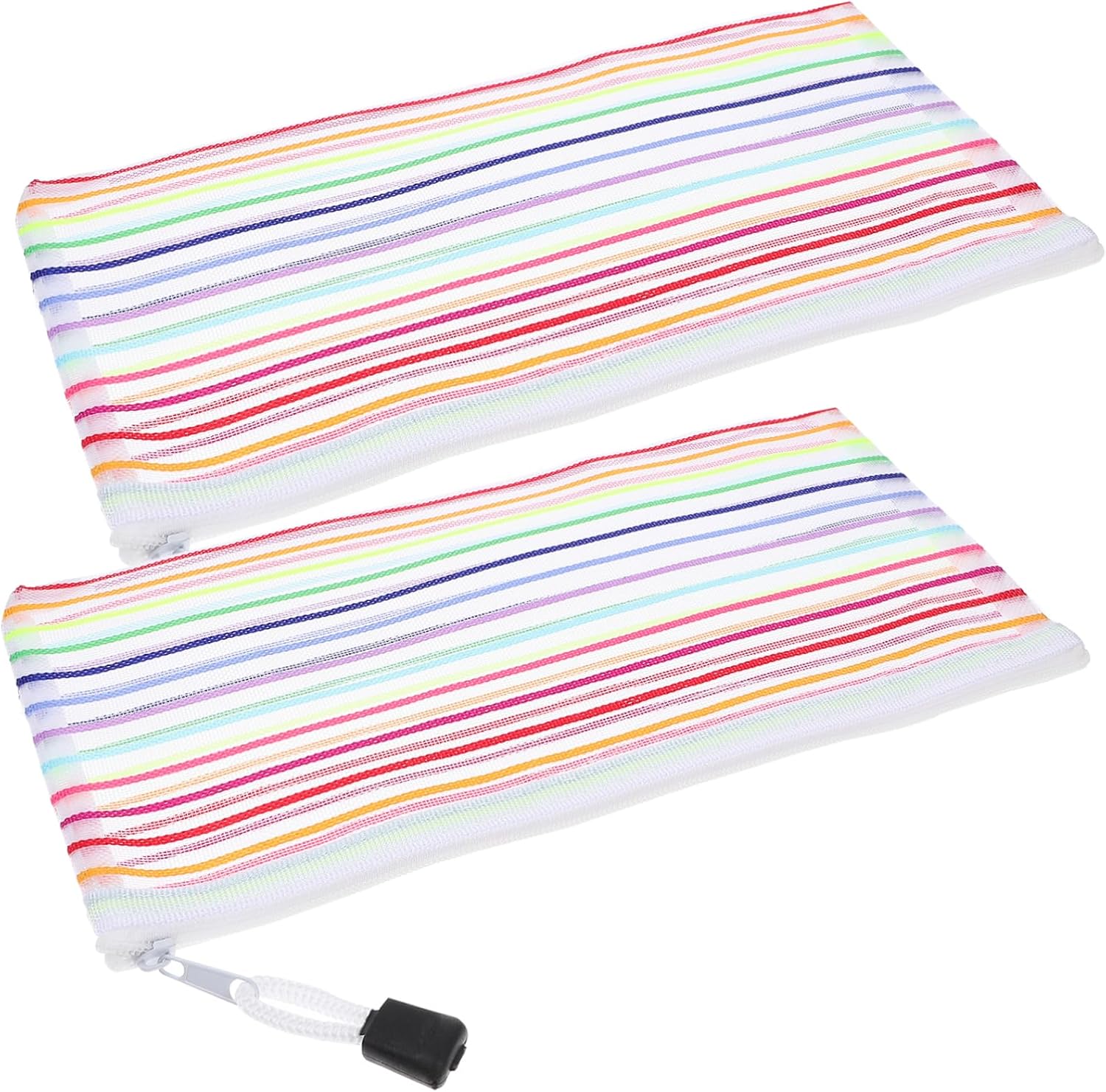 6pcs Practical Mesh Bill Bag for Cash Receipts Money Pouches Student Pencil Bag