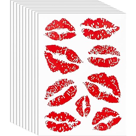 Halloween Lip Sticker Tattoo Sticker