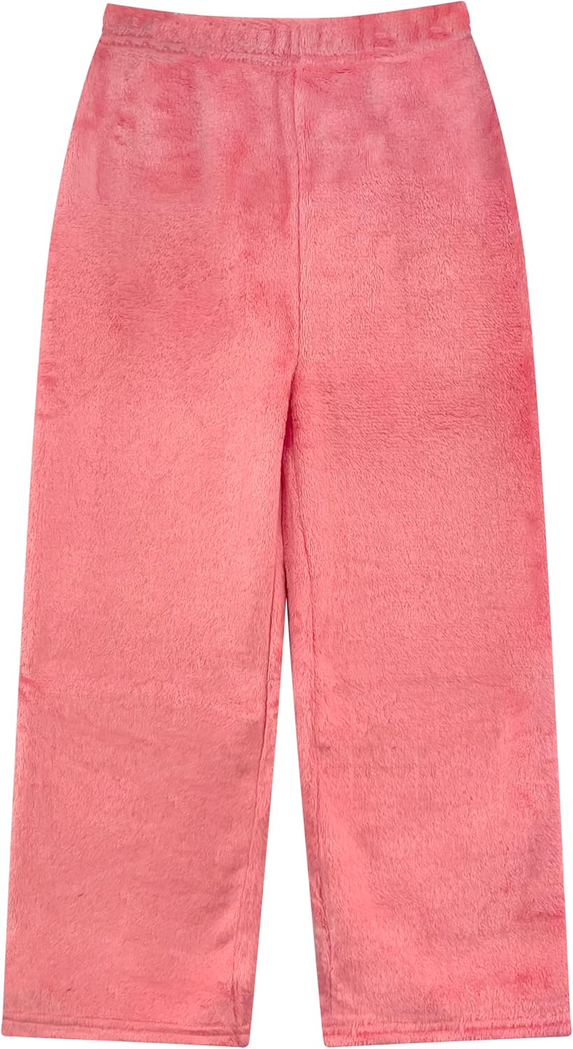 Squishmallows Girls Pajama Set - 2-Piece Loose Fit Pjs with Long Sleeve Top & Pink Plush Pants For Kids - Official Product - Image 3