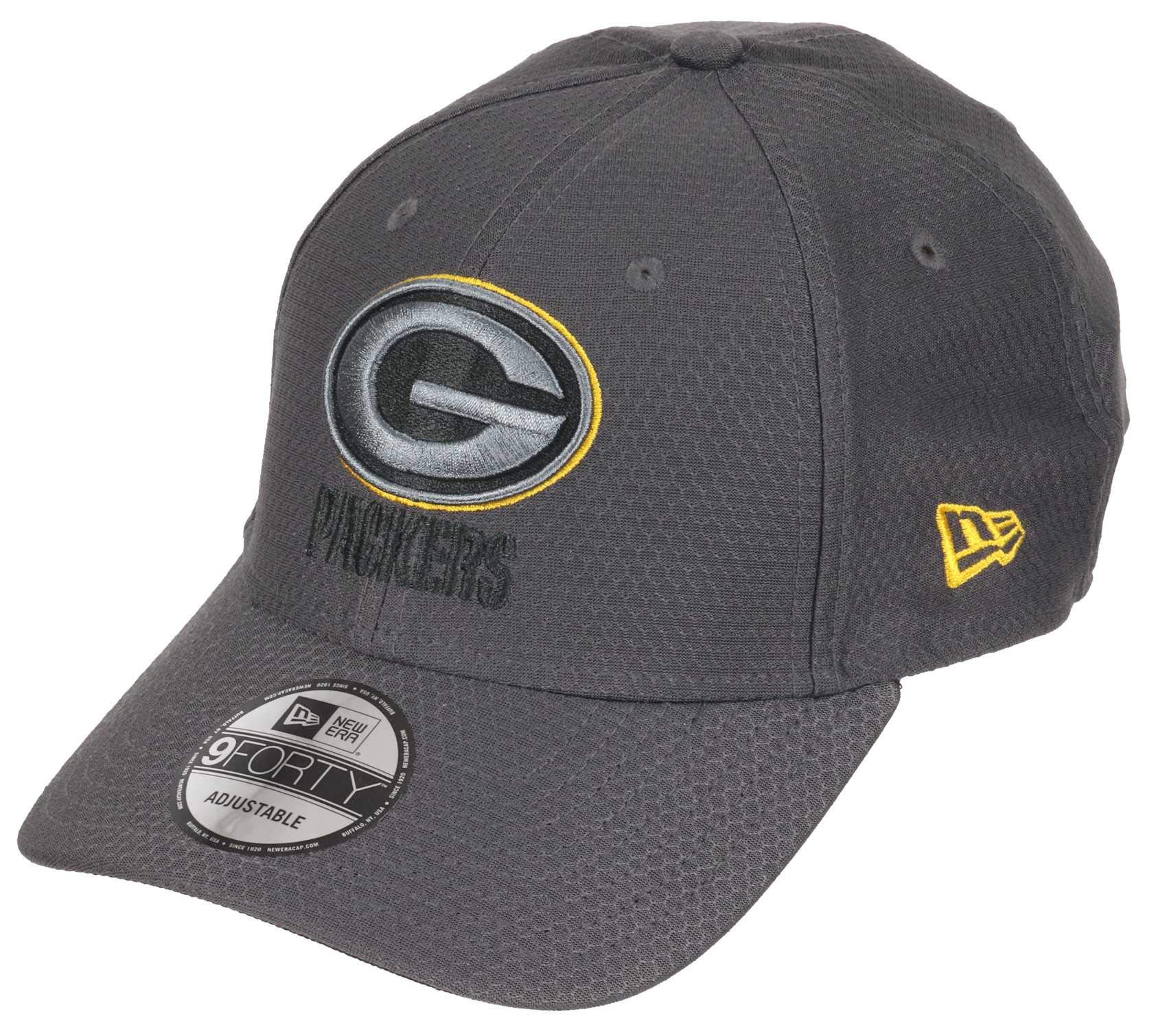 New Era Green Bay Packers NFL Hex Era 9forty Adjustable Cap One-Size