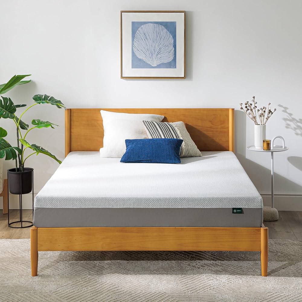 minxfoams様 Amazon.com: ZINUS Curtis Upholstered Platform Bed Frame