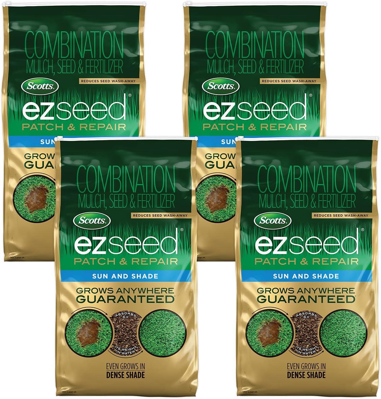 Amazon.com: Scotts EZ Seed Patch & Repair Sun and Shade, Combination ...