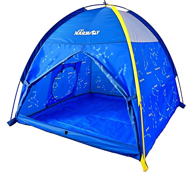 NARMAY® Play Tent Twinkle Zodiac Dome Tent for Kids Indoor / Outdoor Fun - 121 x 121 x 101 cm